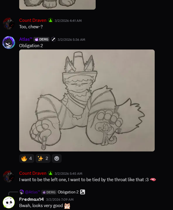 Fetish content in a public channel POSTED BY A MINOR