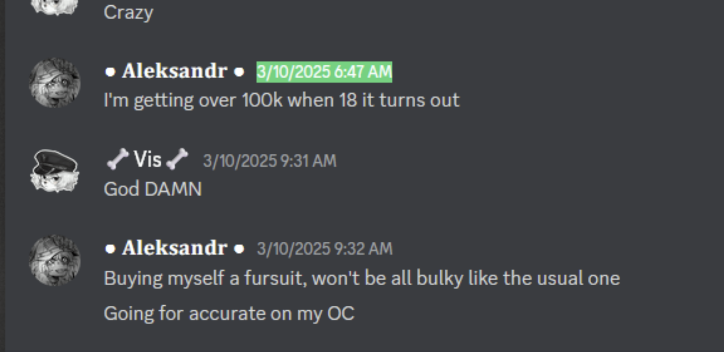 Alek confirming 100k payout