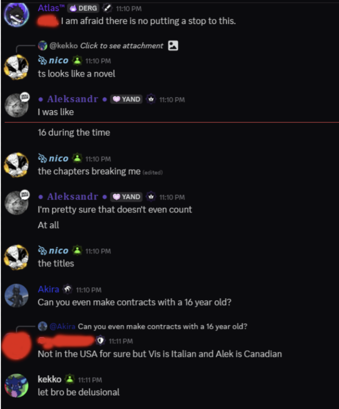 Claiming age voids the contract