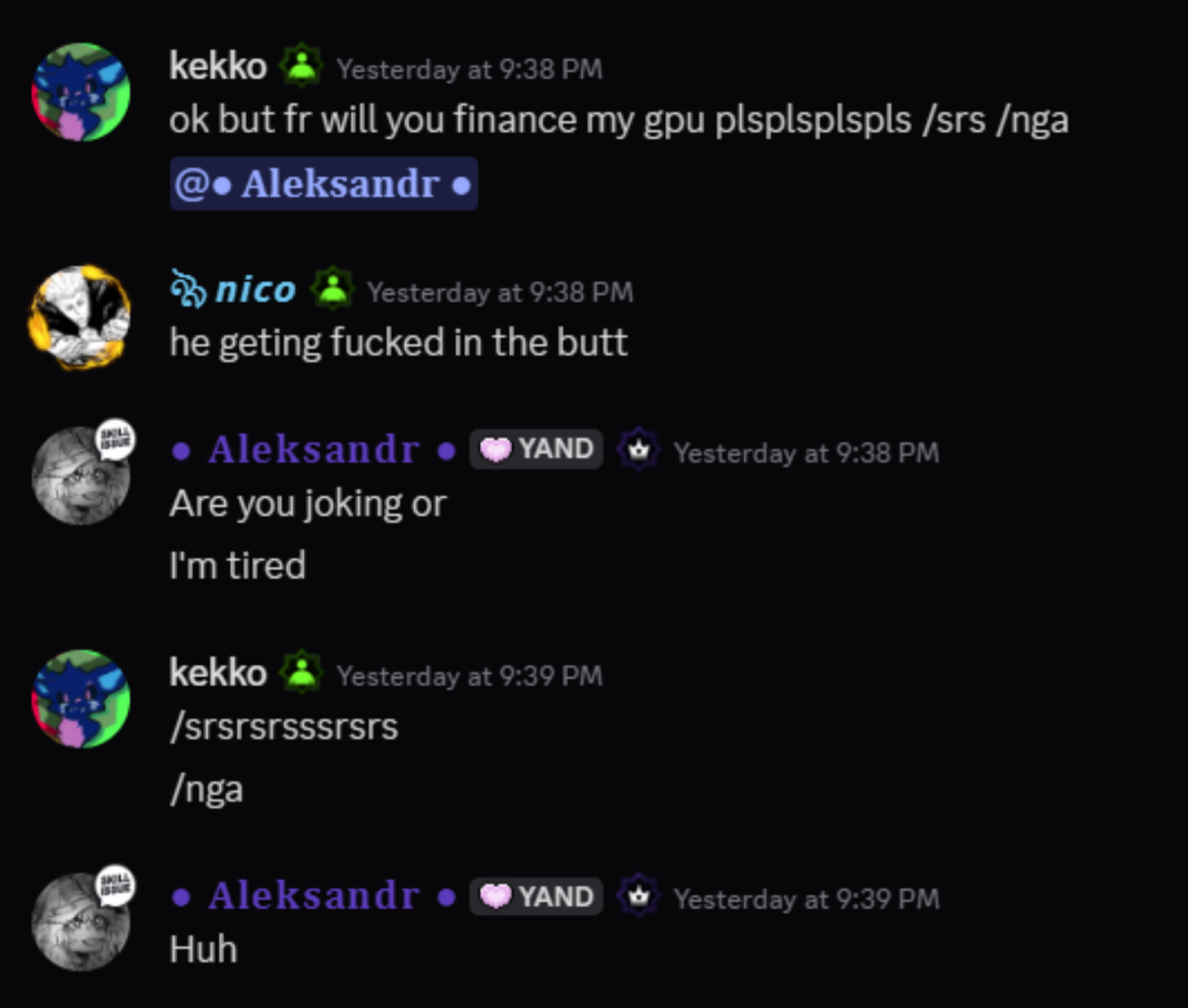 Associate begging for GPU financing