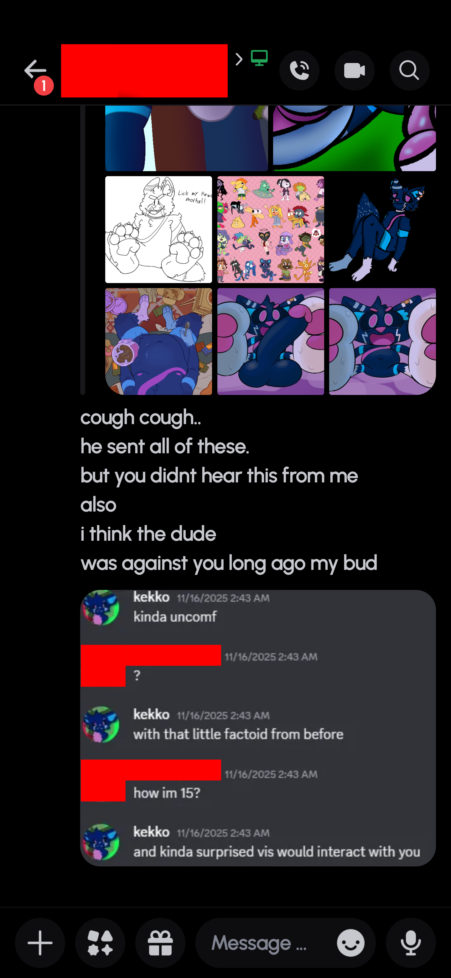 NSFW: Kekko's conversation with a minor, part 2