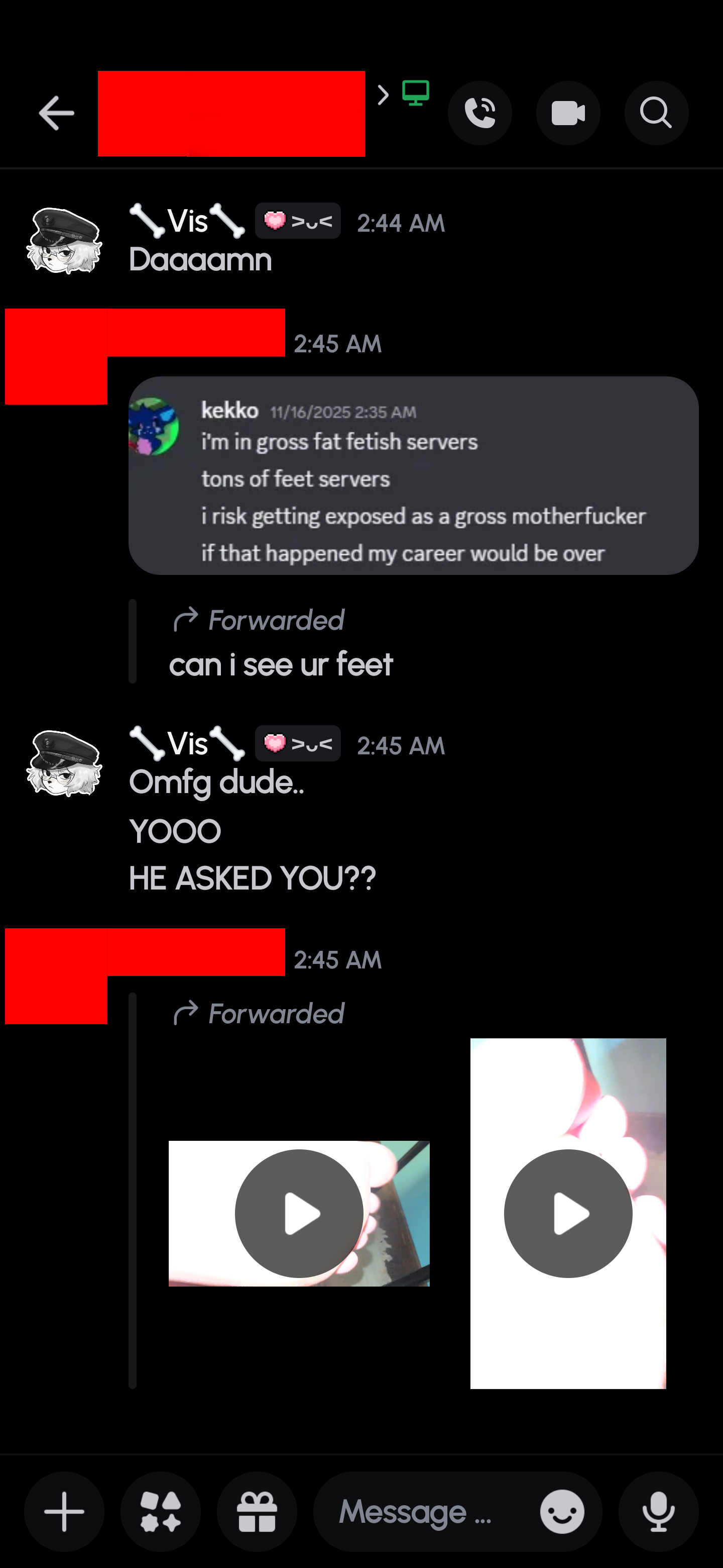 NSFW: Kekko's conversation with a minor, part 5