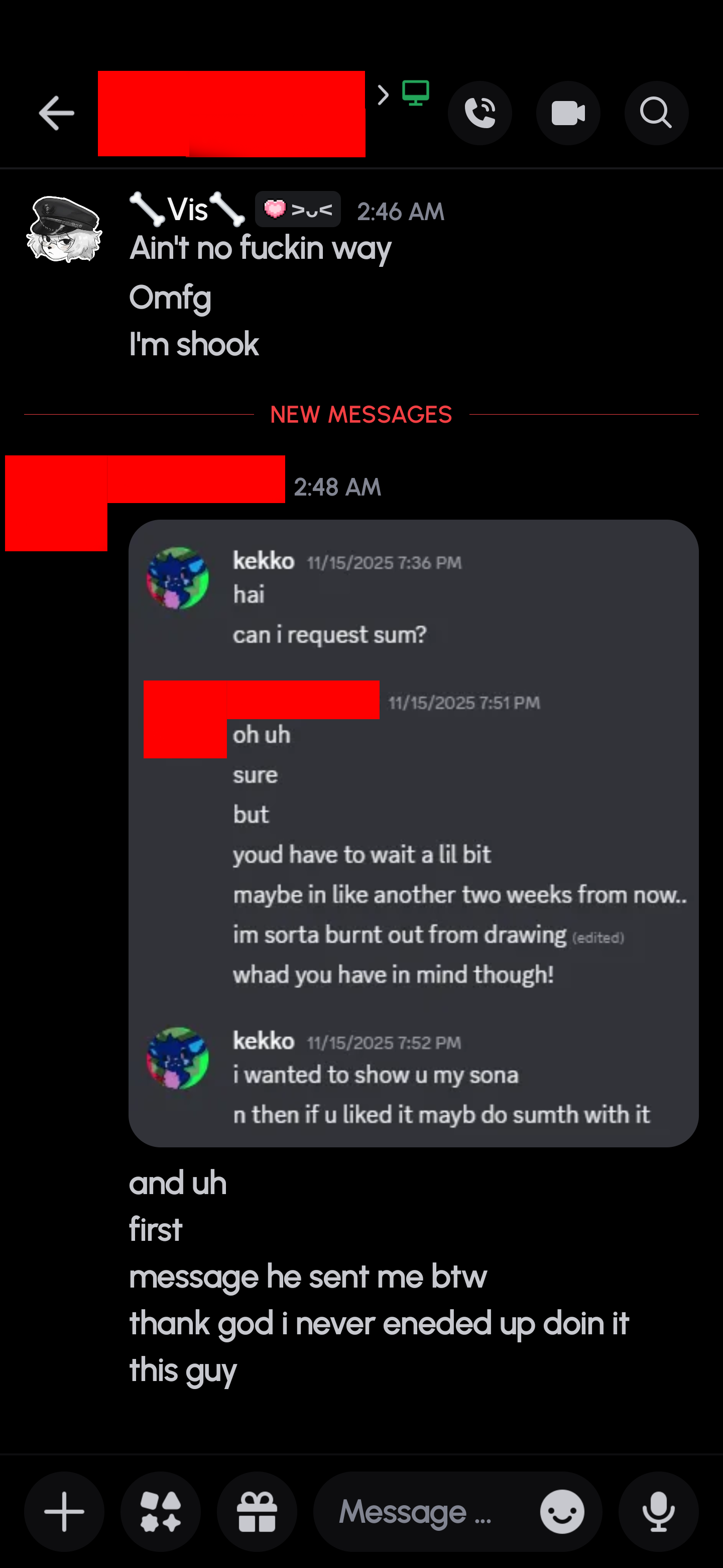 Kekko's conversation with a minor, part 6