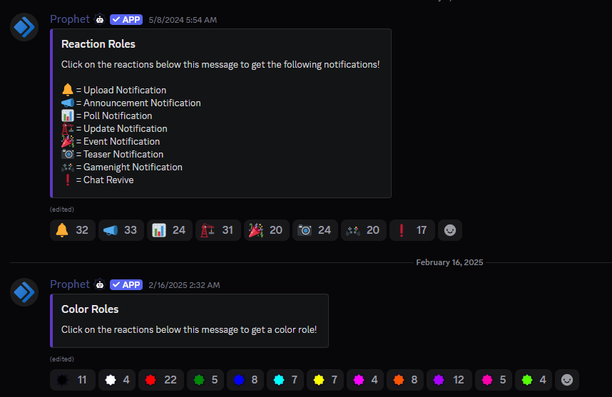Reaction roles pushing fetish content notifications to minors